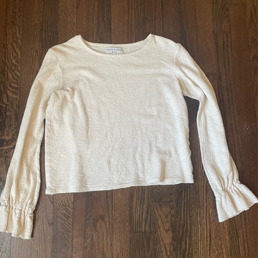 Madewell texture & thread top